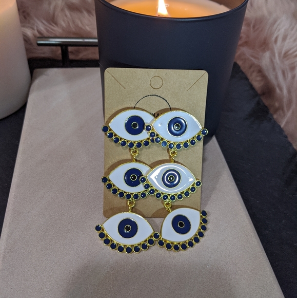 Eyes /Nazar Earrings - Picture 1 of 1